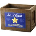 クレートラベルBOX（ライトオーク）・Star Point