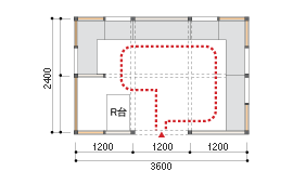 1.5ブース(2.6坪)