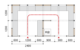 2ブース(3.5坪)